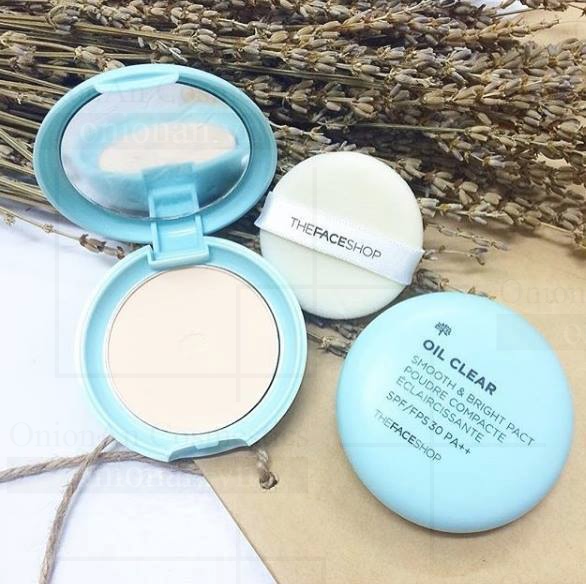 Phấn Phủ The Face Shop Oil Clear Smooth & Bright Pact SPF30 PA++